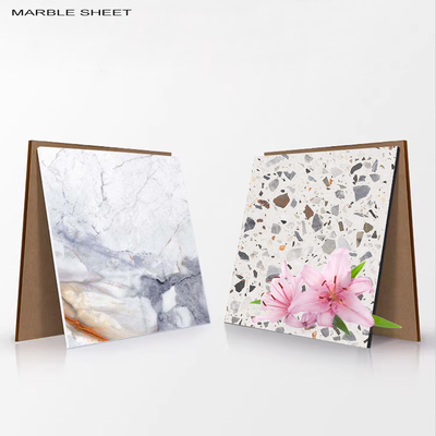 Qualità Ambientale Bambù Carbone di legno Veneer interno PET Marmo pannello murario Fabbrica