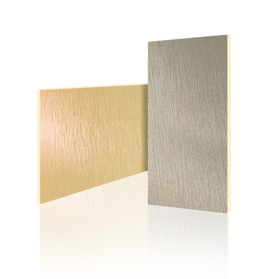 Qualità PVC Decorazione Bambù Carbone di legno Tavola da parete metallica di alta densità Pannelli da parete interni Fabbrica