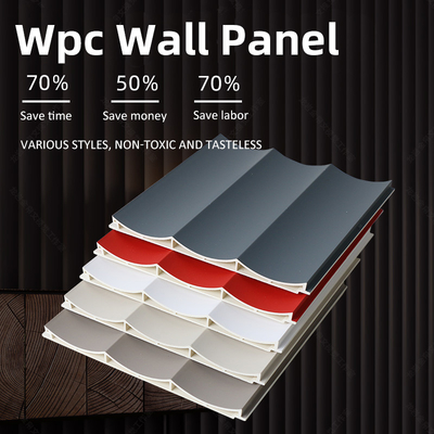 Qualità Pannello di parete composito di plastica del rivestimento di WPC di legno di legno antibatterico del pannello Fabbrica