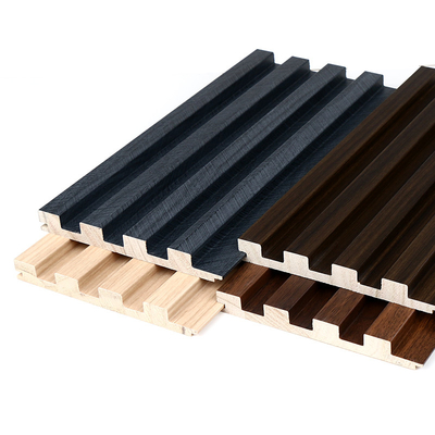 Qualità WPC scanalato griglia di legno solido ha scanalato nel ODM dell'OEM di esterno del pannello Fabbrica