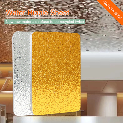 Qualità L'ondulazione di bambù dell'acqua del soffitto del carbone 3D riveste il materiale di pannelli decorativo Fabbrica